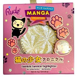 NEW•Rude Manga Collection Twinkle Twinkle highlighter in Neko Chans Paws